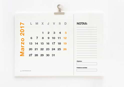 calendario-para-escritores-2017