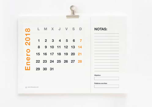 calendario-pared-escritores-2018