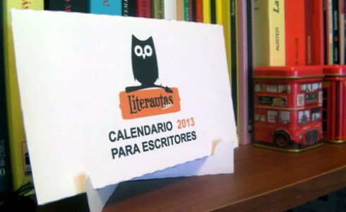 Calendario de pie para escritores 2013